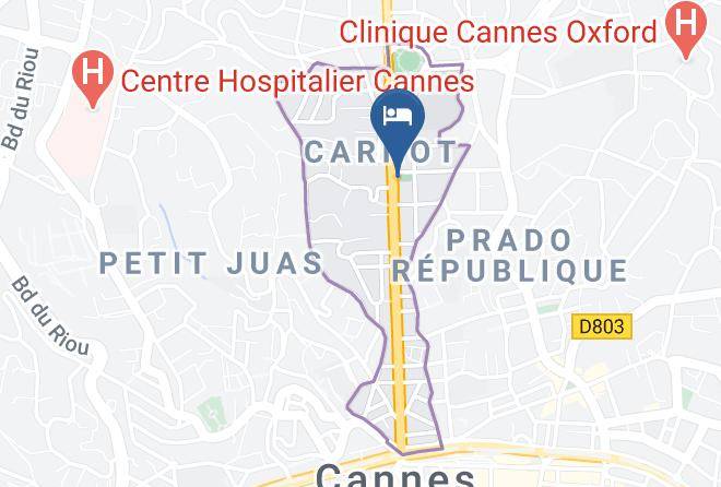 Maritime Alps - Hotel Amarante Cannes Maps