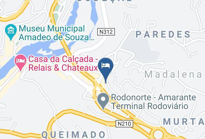 Amarante - Hotel Amaranto Maps