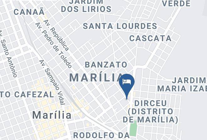 Marilia - Hotel Amarilis Maps