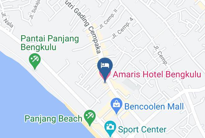 Kota Bengkulu - Amaris Hotel Bengkulu Maps