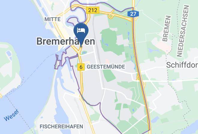 Hotel Amaris Bremerhaven Map
