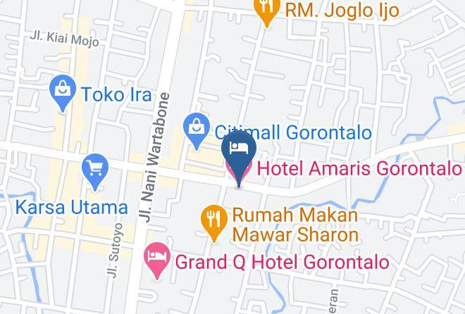 Hotel Amaris Gorontalo Map