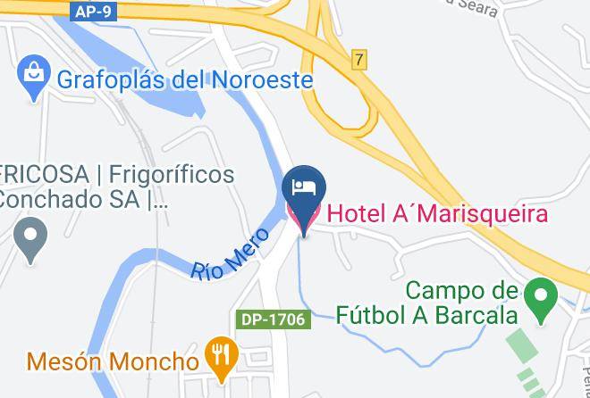 Auna - Hotel Amarisqueira Maps
