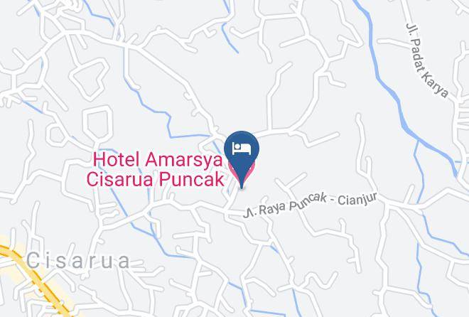 Bogor Regency - Hotel Amarsya Cisarua Puncak Maps