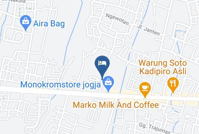 Bantul Regency - Hotel Amarta Maps