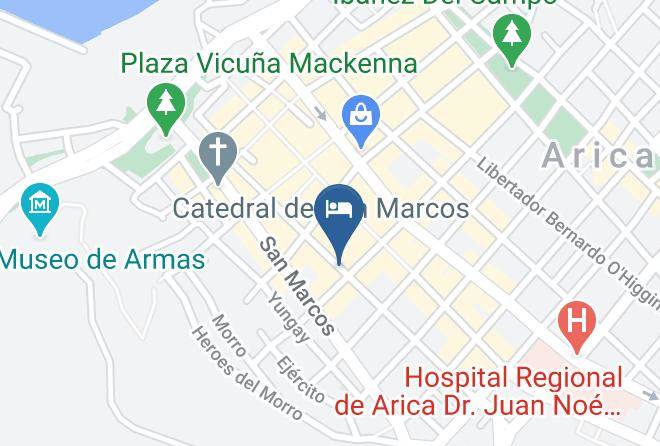Arica Province - Hotel Amaru Maps
