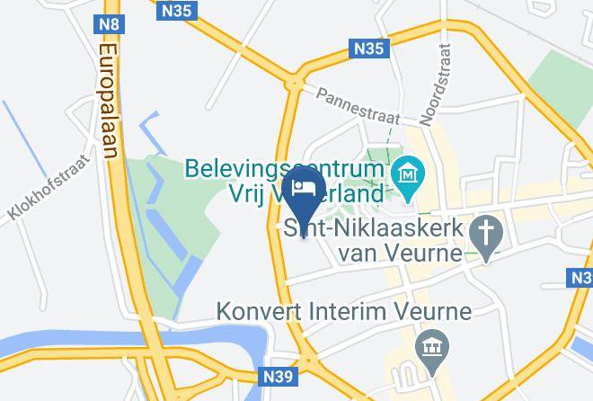 West Flanders - Hotel Amaryllis Veurne Maps