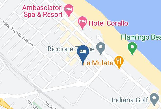 Rimini - Hotel Amati Maps