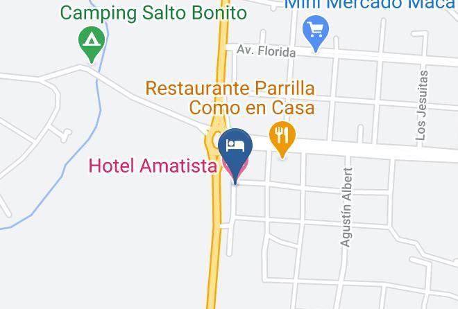 Puerto Esperanza - Hotel Amatista Maps
