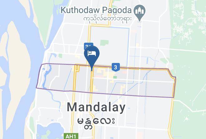 Chanayetharzan - Hotel Amazing Mandalay Maps