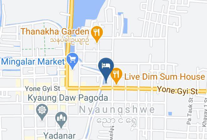 Taunggyi - Hotel Amazing Nyaung Shwe Maps