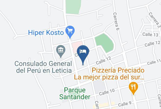 Leticia - Hotel Amazon Bed And Breakfast Hotel Amazon B&b Maps