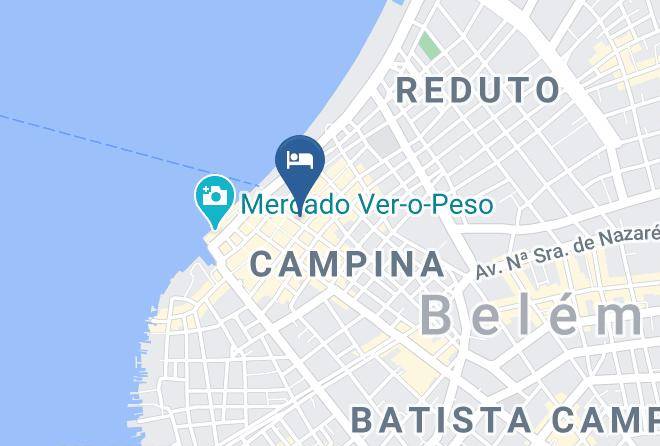 Hotel Amazonia Belem Map