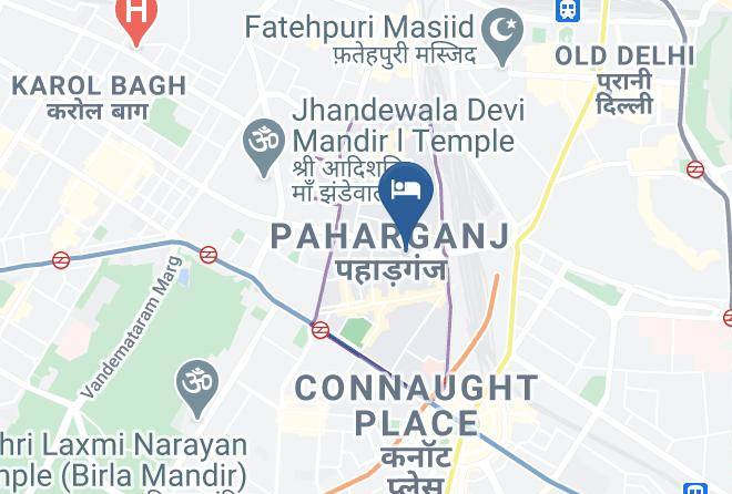Paharganj - Hotel Amba Deluxe Maps