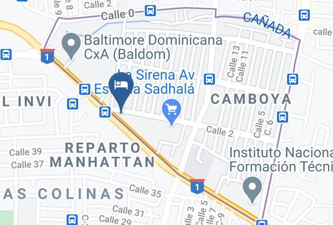 Santiago De Los Caballeros - Hotel Ambar Maps
