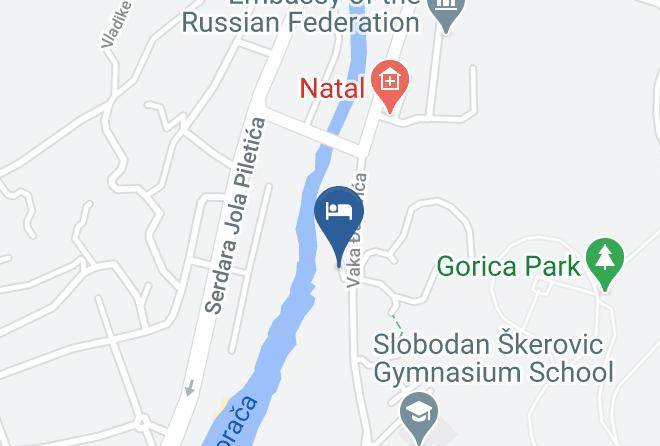 Podgorica - Hotel Ambasador Maps