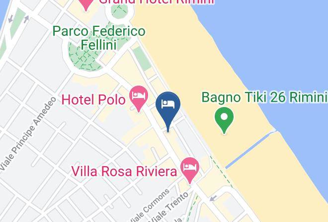 Rimini - Hotel Ambasciatori Maps