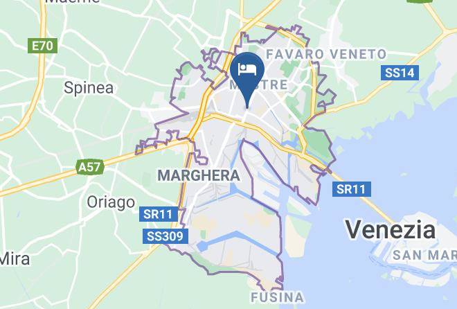 Venice - Hotel Ambasciatori Venezia Mestre Maps