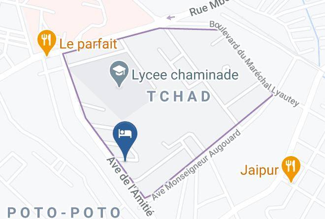 Brazzaville - Hotel Ambassadeur Maps