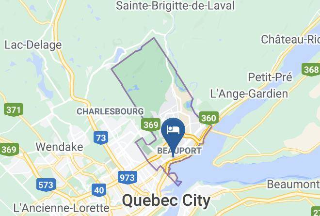 Capitale Nationale - Hotel Ambassadeur Quebec Maps