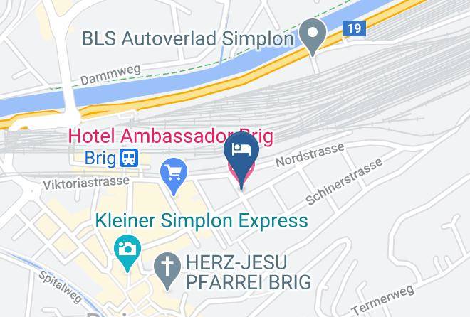 Brig - Hotel Ambassador Brig Maps
