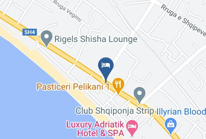 Hotel Ambassador Durres Map