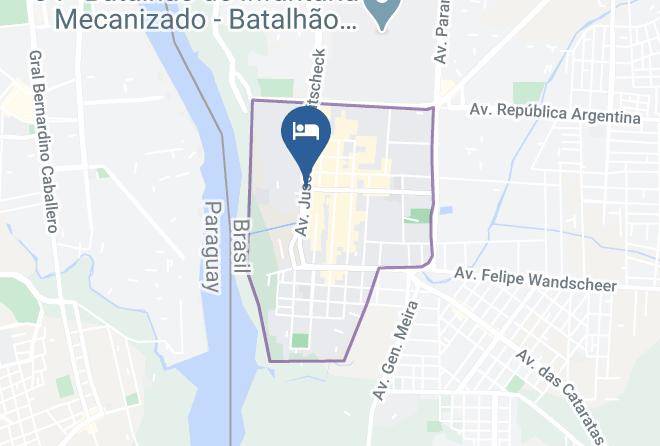 Foz Do Iguacu - Hotel Ambassador Maps