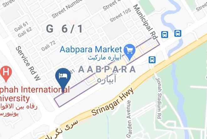 Islamabad - Hotel Ambassador Inn Maps
