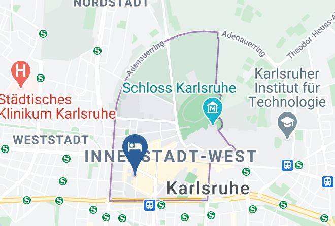Karlsruhe - Hotel Ambassador Maps