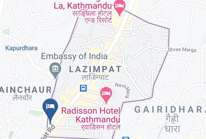 Kathmandu - Hotel Ambassador Maps