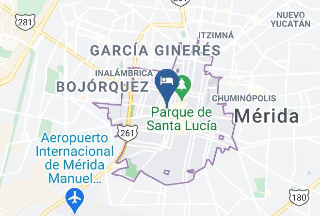 Merida - Hotel Ambassador Maps