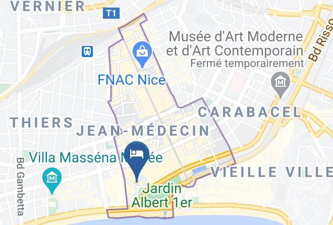 Maritime Alps - Hotel Ambassador Nice Maps