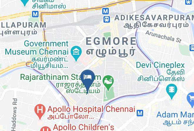 Ambassador Pallava Hotel Chennai Map