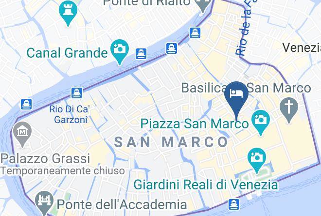 Venice - Hotel Ambassador Tre Rose Maps