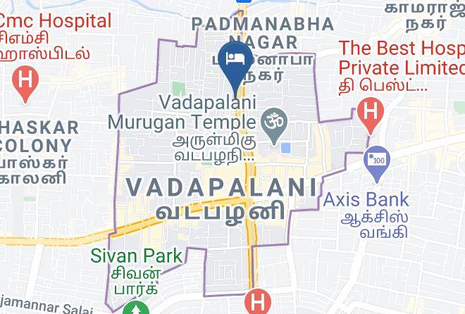 Chennai - Hotel Ambica Empire Maps