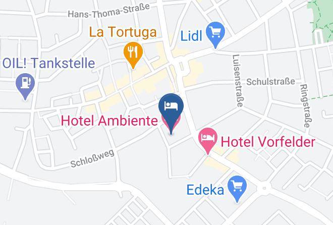 Rhein Neckar Kreis - Hotel Ambiente Walldorf Maps