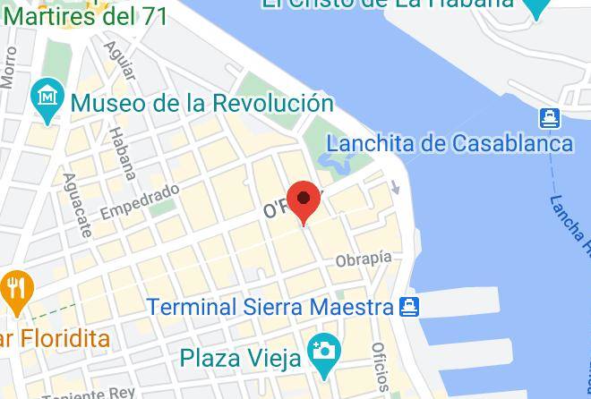 Hotel Ambos Mundos Map