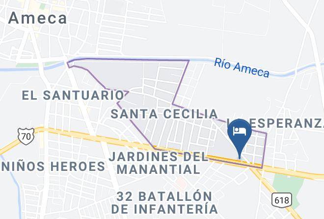 Ameca - Hotel Amecatl Maps