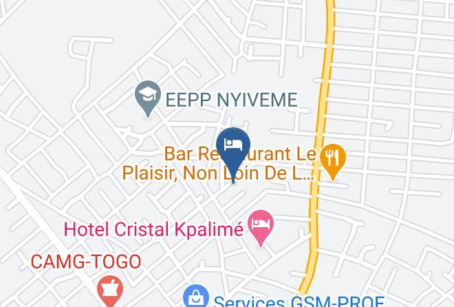 Kloto - Hotel Amedzepe Maps