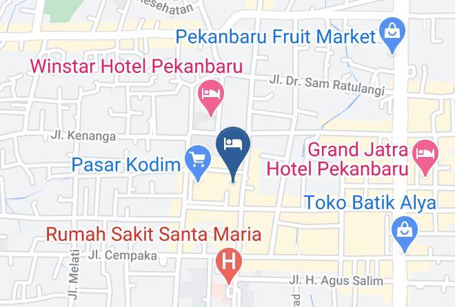 Pekanbaru - Hotel Ameera Maps