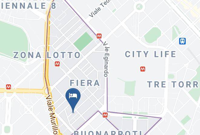 Milan - Hotel Amendola Fiera Maps