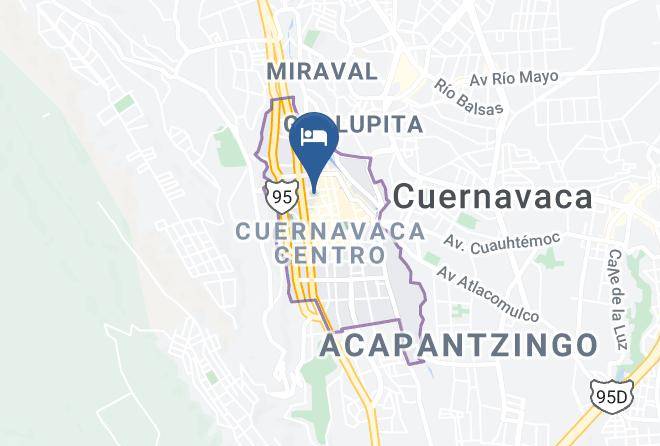 Cuernavaca - Hotel America Ha Maps