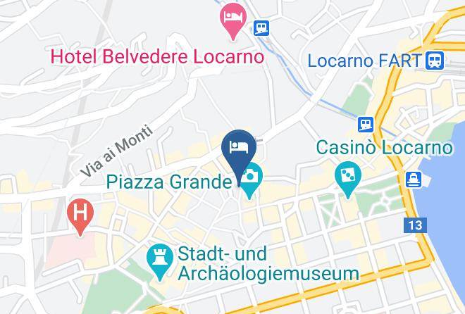 Locarno - Hotel America Maps