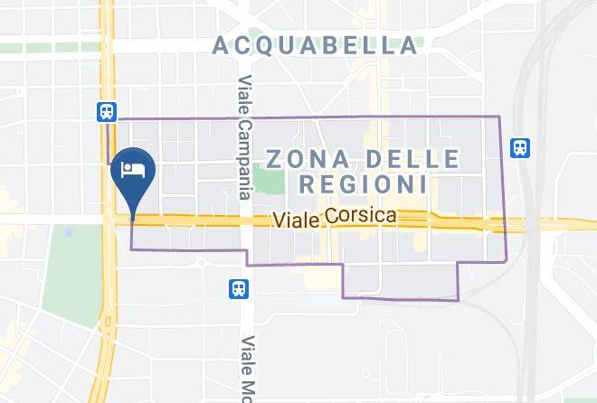 Milan - Hotel America Maps