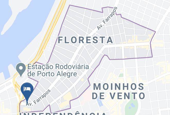 Porto Alegre - Hotel America Maps