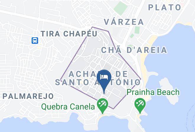Praia - Hotel America Maps