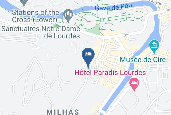 Hautes Pyrenees - Hotel America Maps
