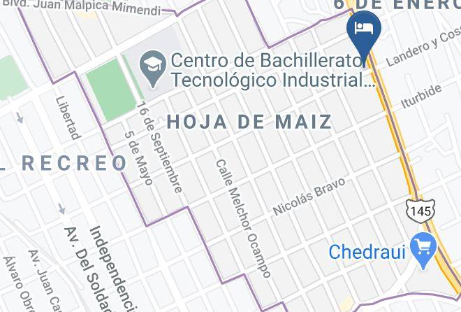 Tierra Blanca - Hotel America Maps