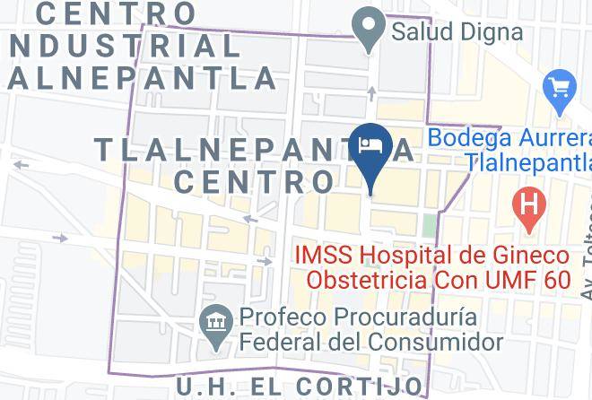 Tlalnepantla De Baz - Hotel America Maps