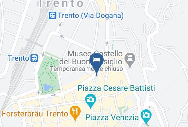 Trento - Hotel America Trento Maps